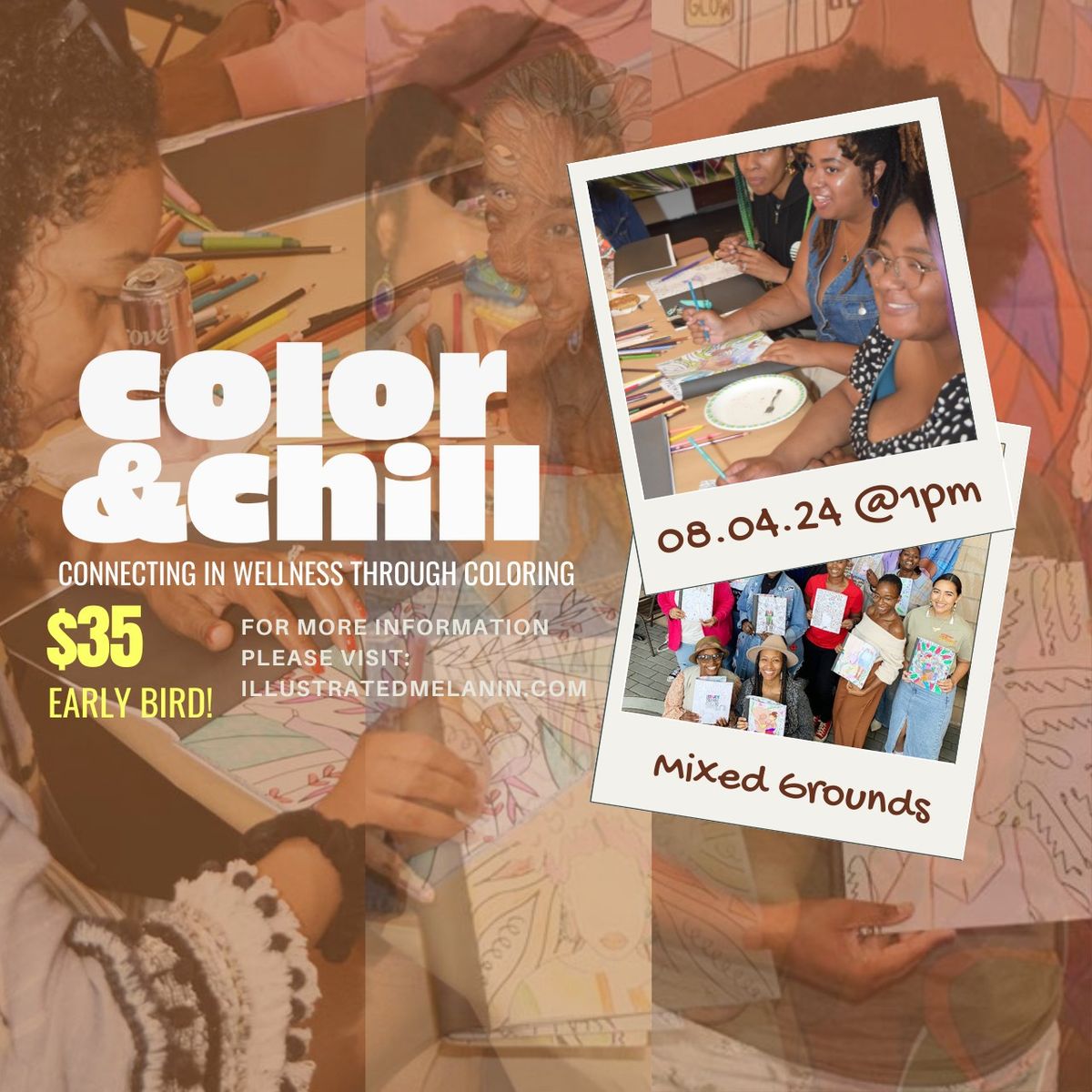 Color & Chill: Connecting in Wellness Through Coloring