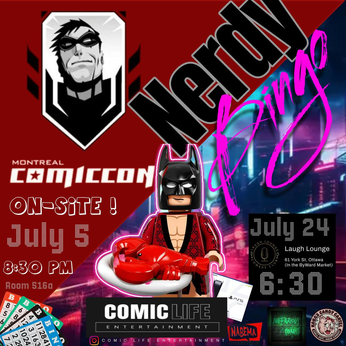 Nerdy Bingo and Live Auction Summer Spectacular!!!
