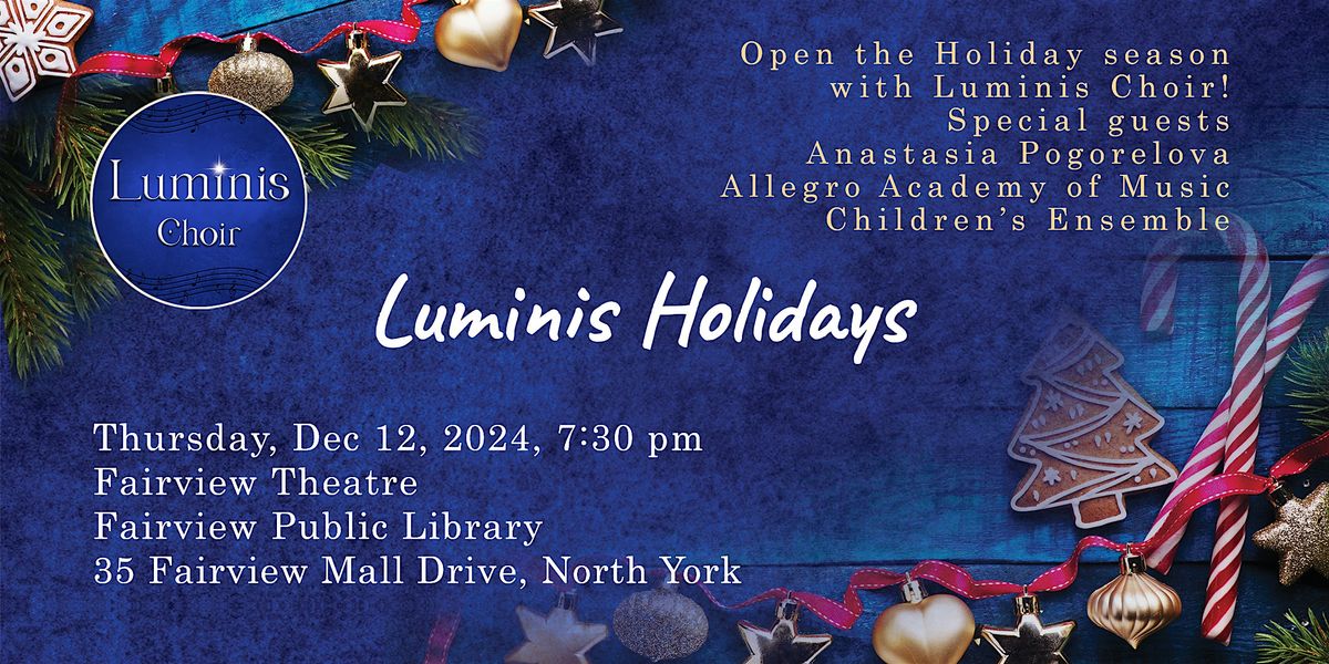 Luminis Holidays - Choral Concert