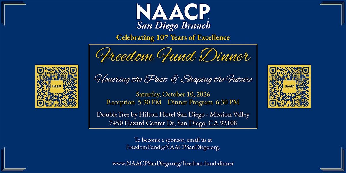 NAACP San Diego Branch 2026 Freedom Fund Dinner