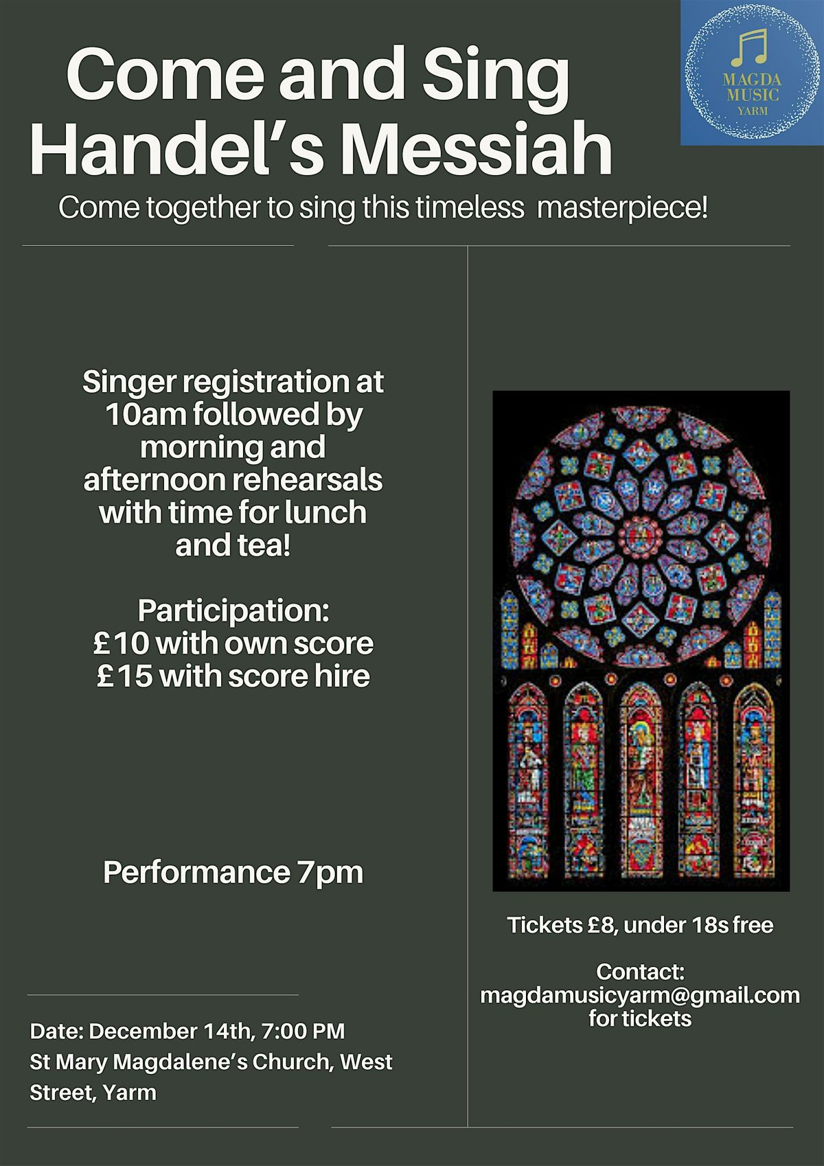 Come and Sing Handel's Messiah!