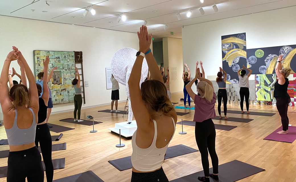 Yoga in the Galleries