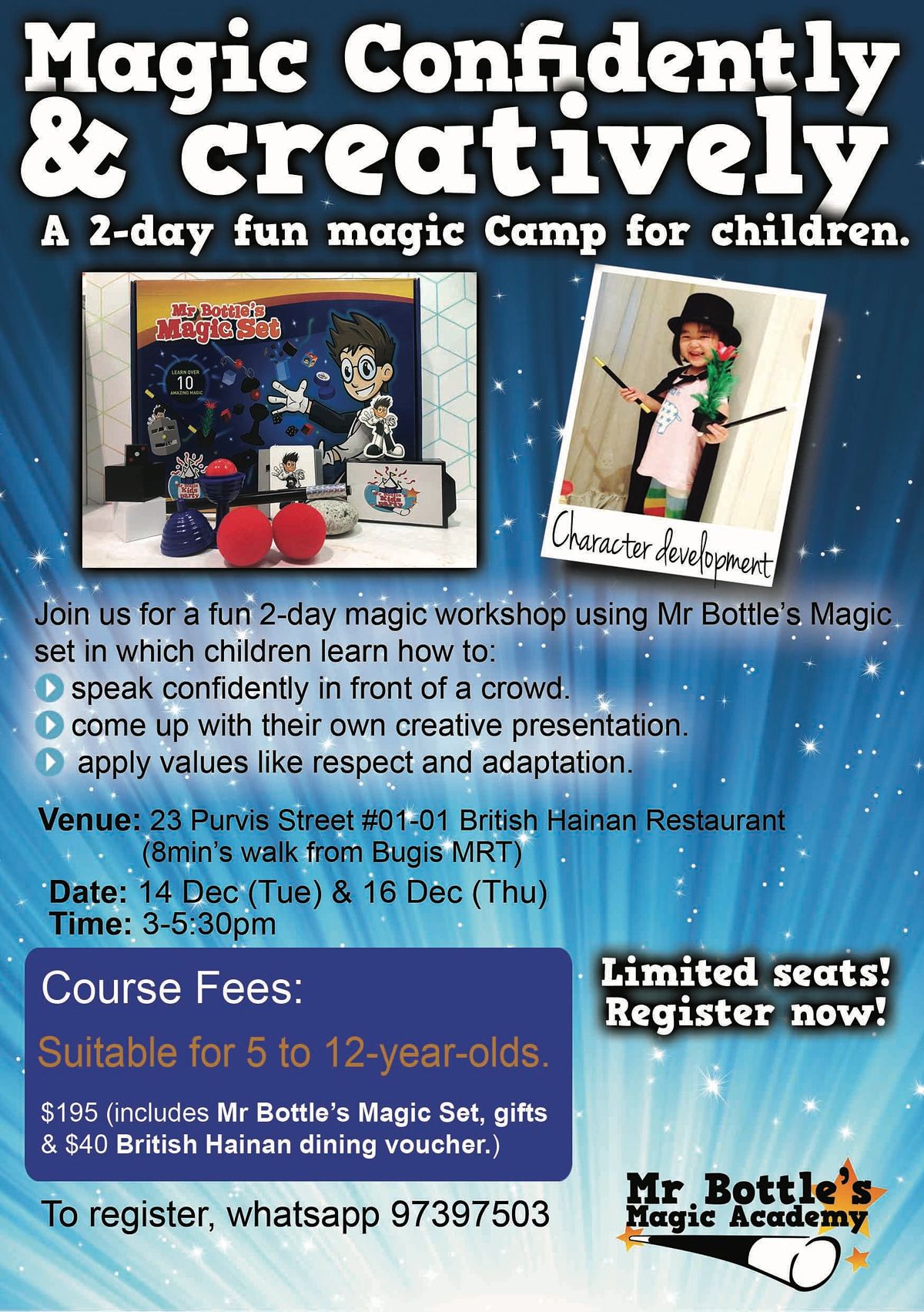 2-day magic workshop