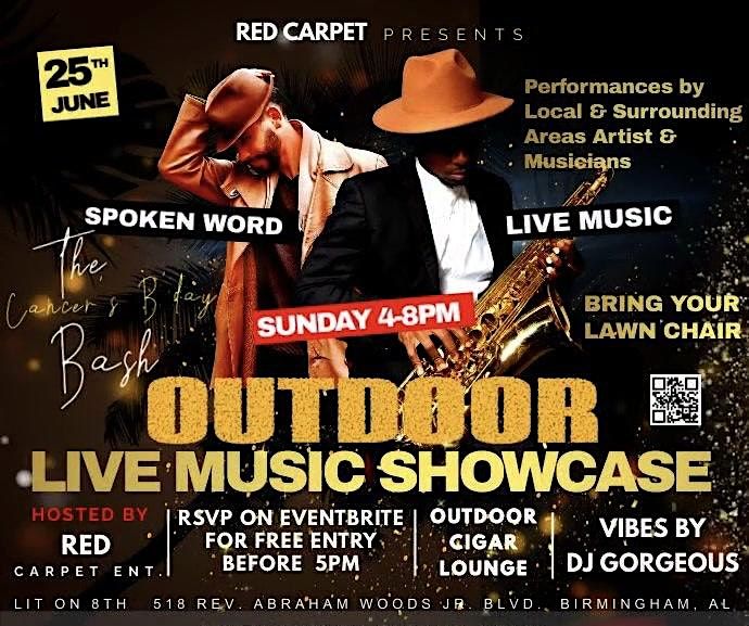 Cancer's  B'day Bash Outdoor Live Music Fest feat: Live Music & Spoken Word