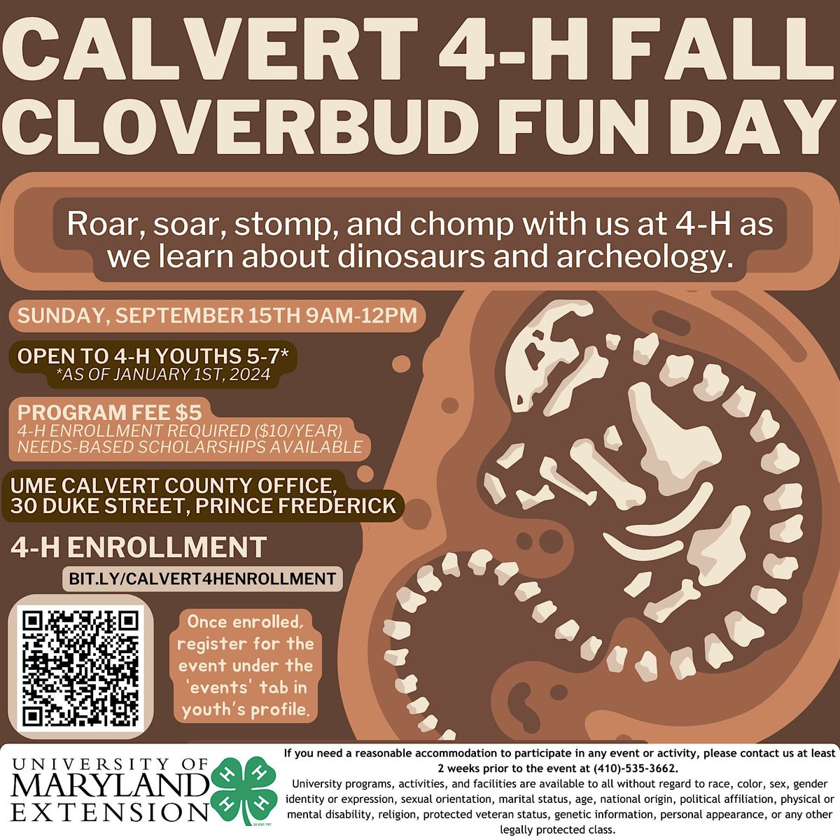 Calvert 4-H Fall Cloverbud Fun Day!