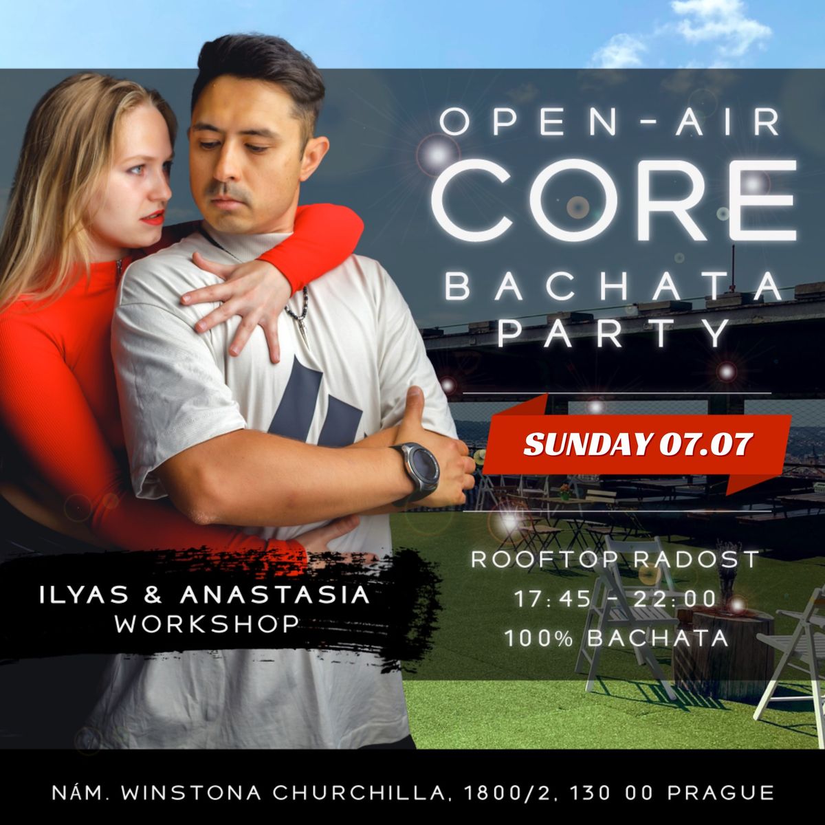 OPEN-AIR CORE BACHATA PARTY | Rooftop Radost