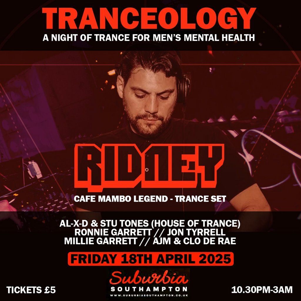 Tranceology- mens mental health charity trance event