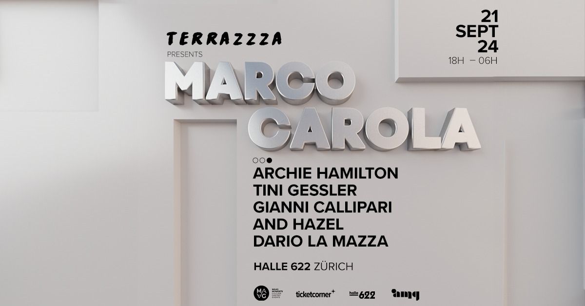 Terrazzza pres. Marco Carola