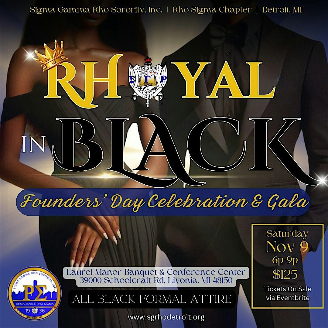 2024 Founders' Day Gala: Rhoyal in Black