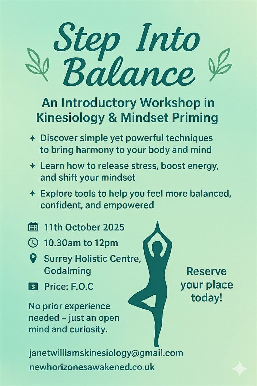 Step into Balance