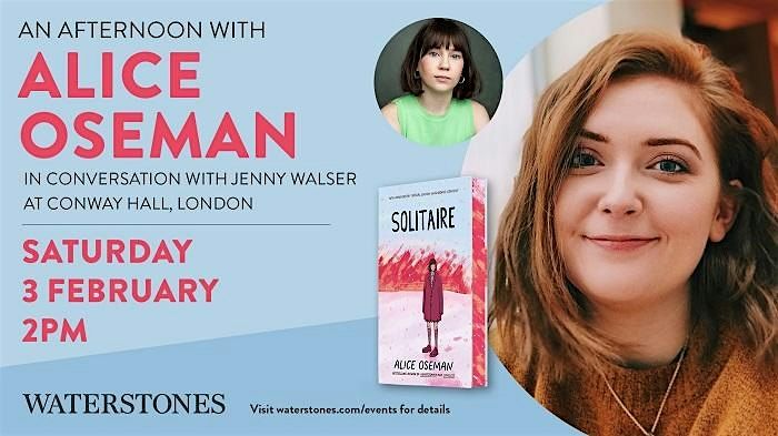 An afternoon with Alice Oseman in conversation with Jenny Walser - London