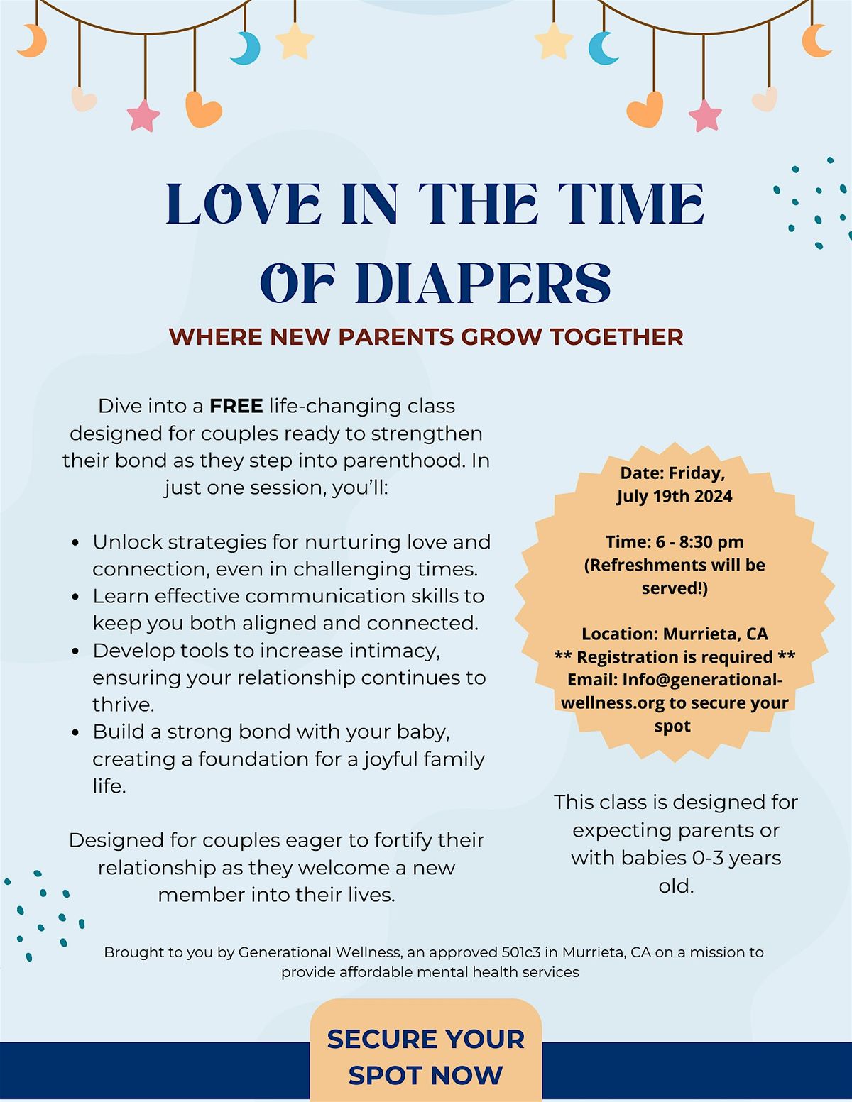 Love in the Time of Diapers: Where New Parents Grow Together
