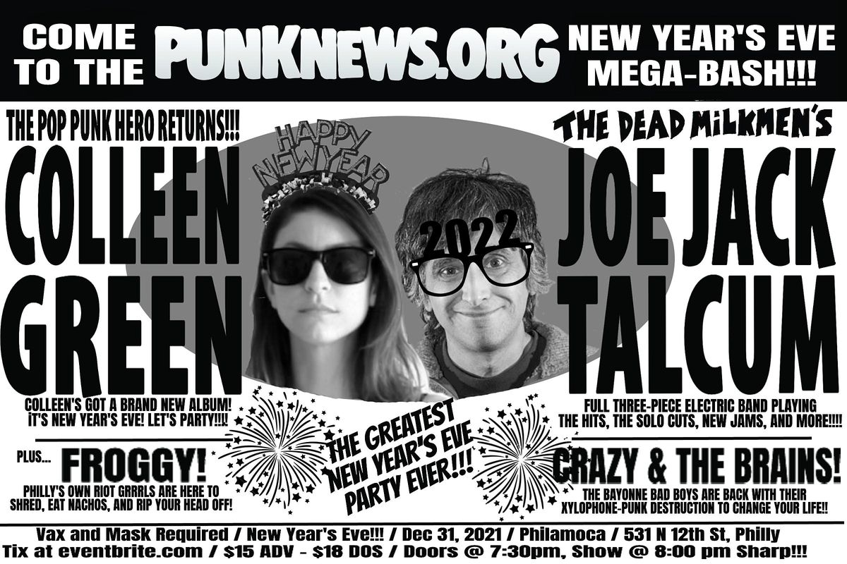 Colleen Green, the Joe Jack Talcum band, Crazy & the Brains, Froggy!