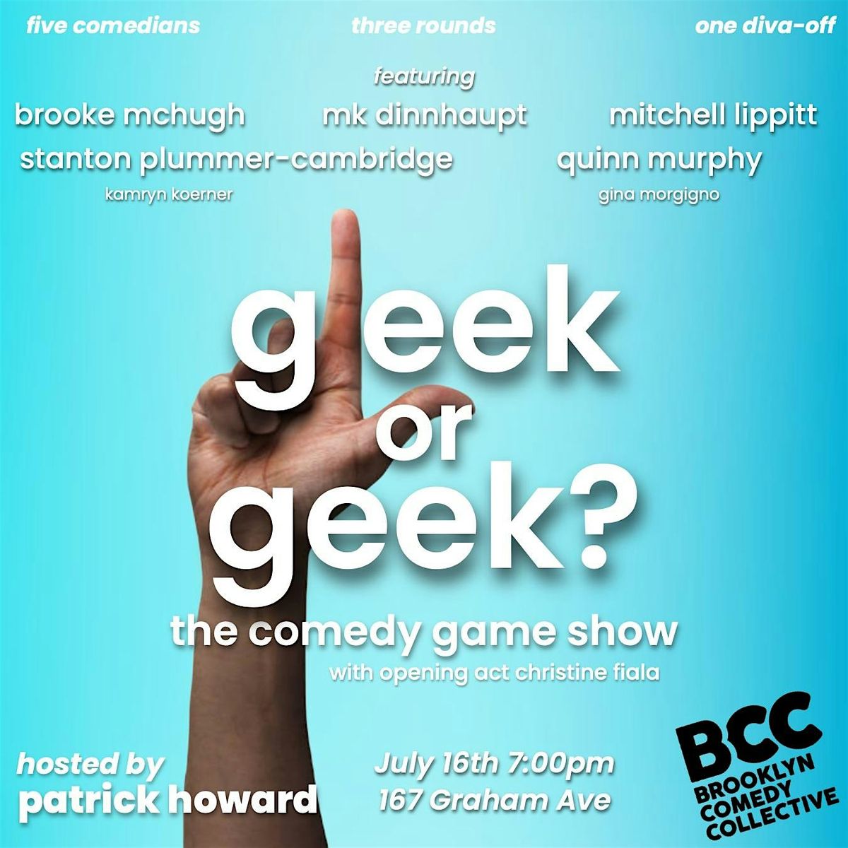 Gleek or Geek? The Comedy Game Show