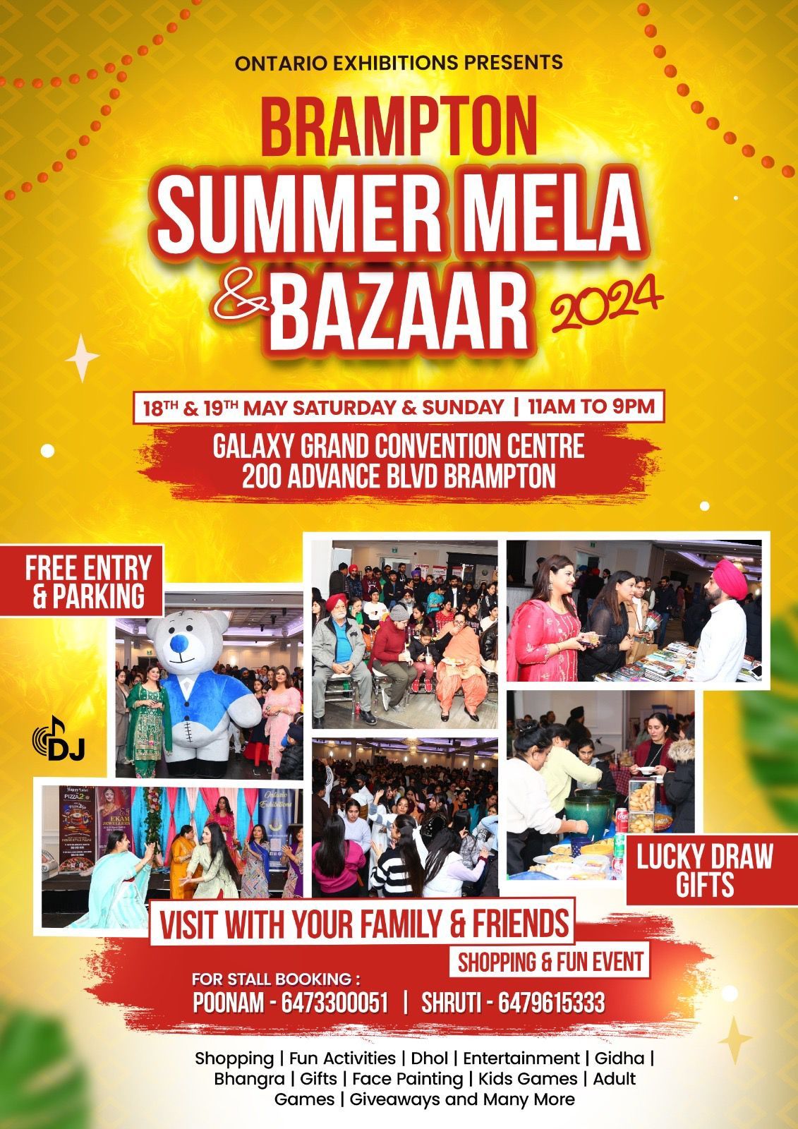 Brampton Summer Mela &amp; Bazaar 2024