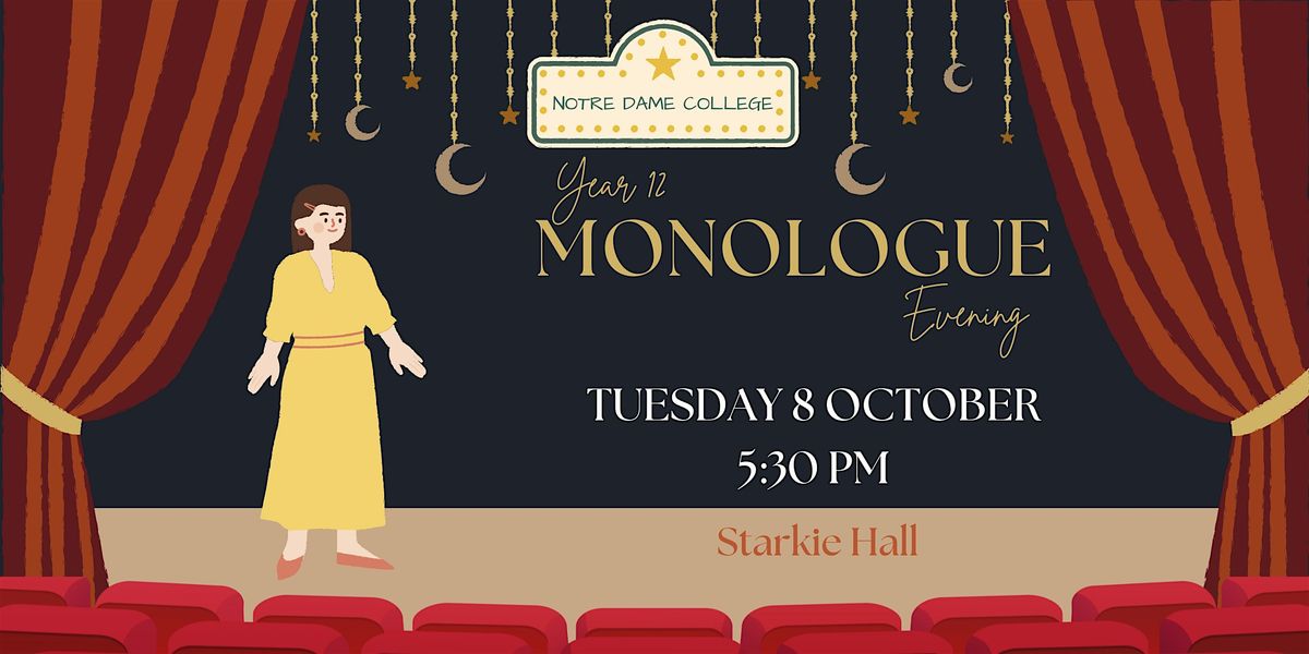 NDC Year 12 Monologue Evening