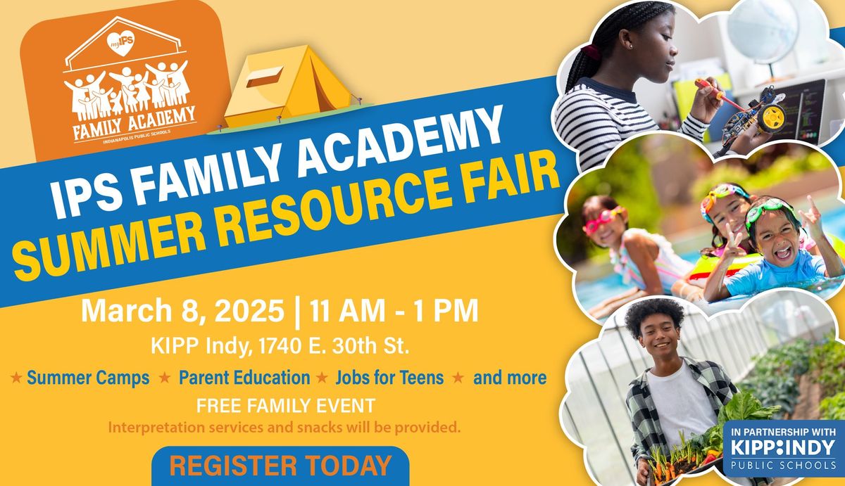 IPS Family Academy Summer Resource Fair