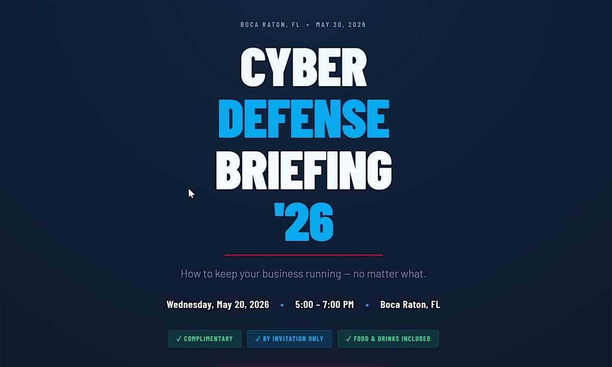 Cyber Defense Briefing '26