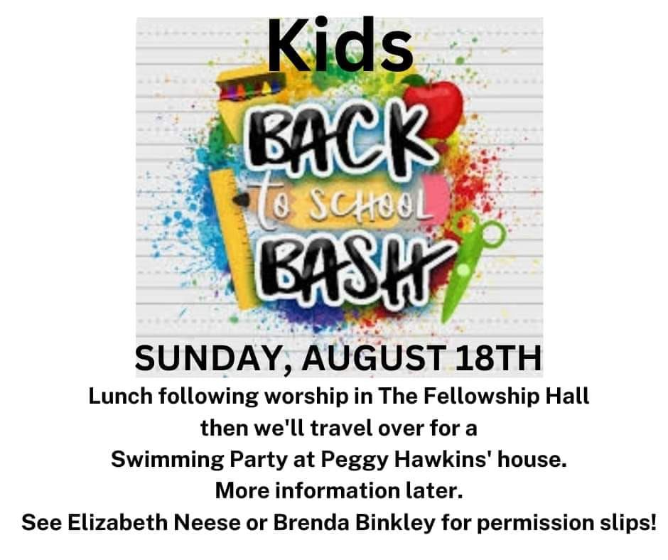 BACK TO SCHOOL BASH