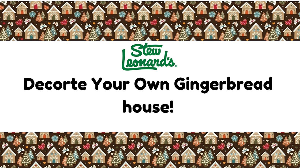 Decorate Your Own Gingerbread House!