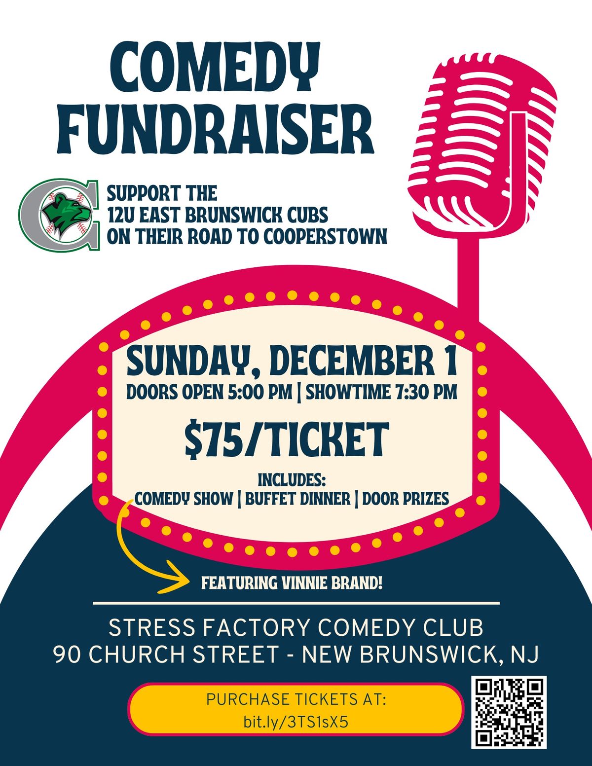 12U Cubs Comedy Fundraiser 