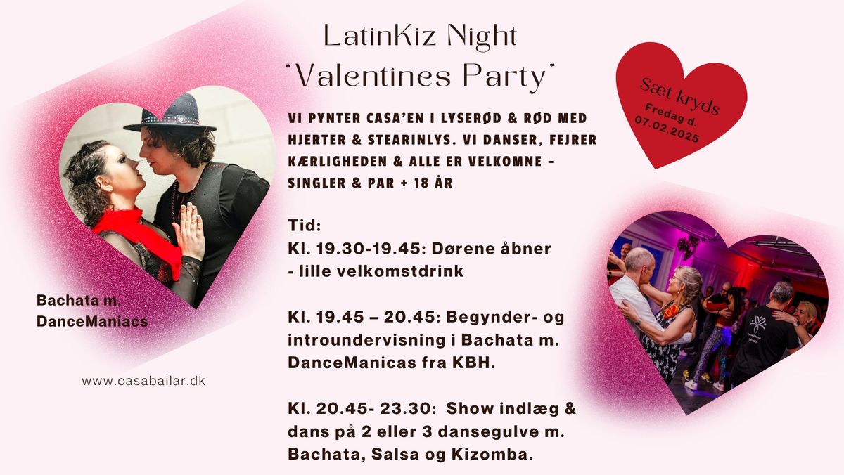 LatinKizNight - workshop & social dans (1. om m\u00e5neden)