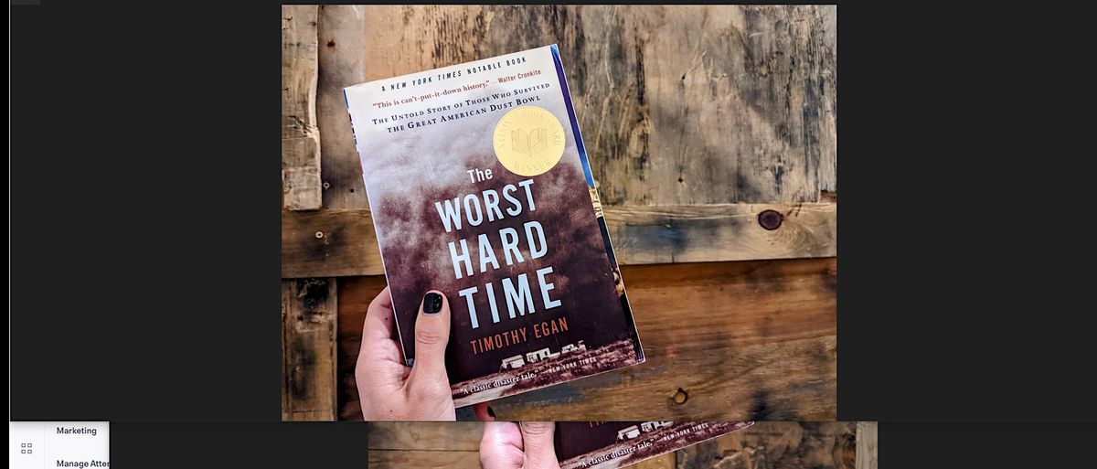 Chandler Museum Book Club: The Worst Hard Time by Timothy Egan