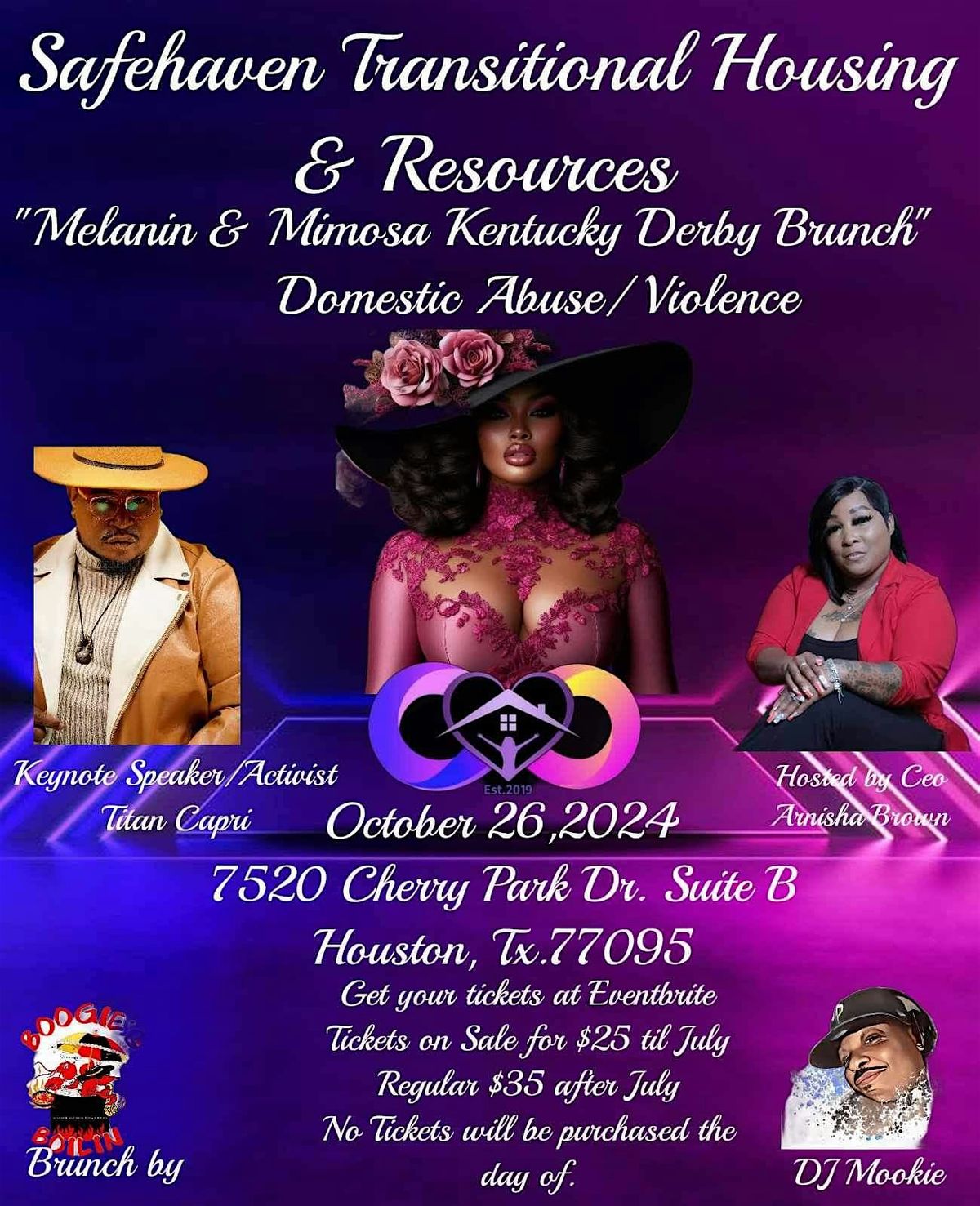 Melanin & Mimosas Kentucky Derby Domestic Abuse Brunch