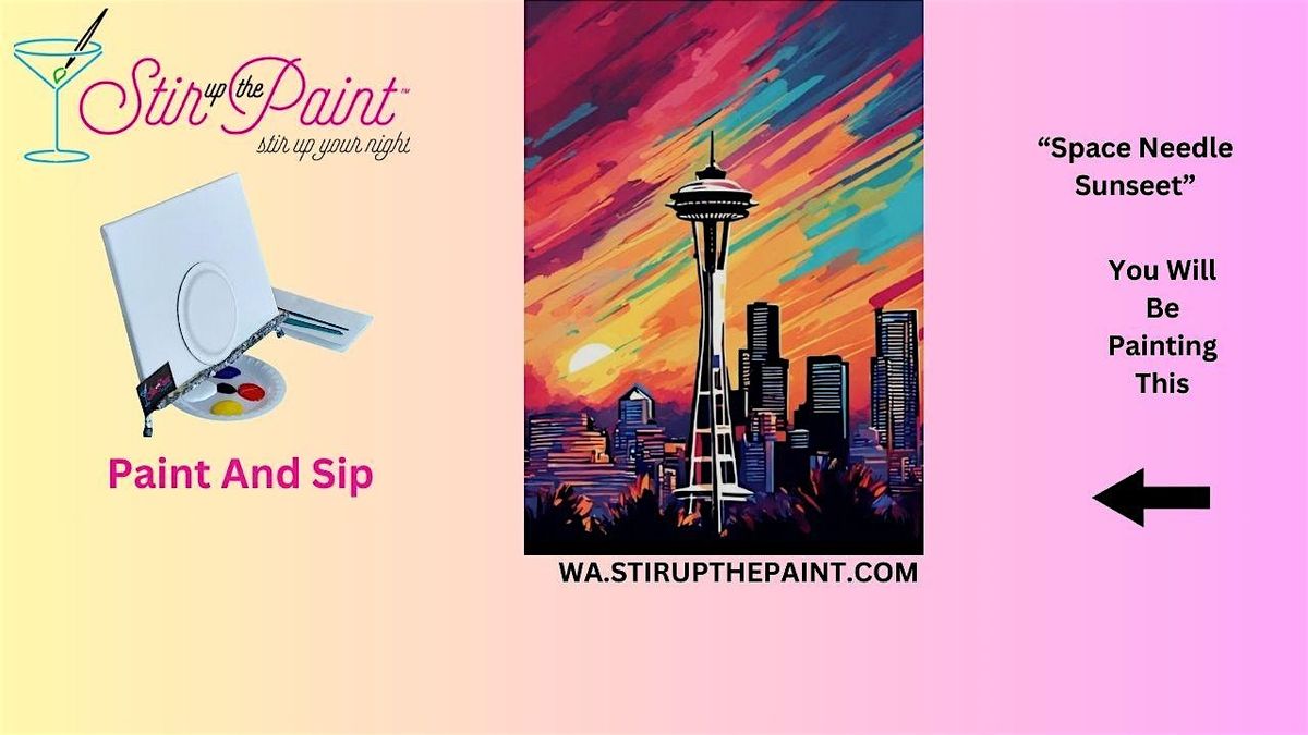 West Seattle Paint and Sip, Paint Party, Paint Night (Includes Wine)