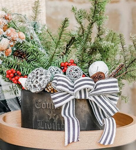 Festive and Fun Holiday Centerpiece Workshop