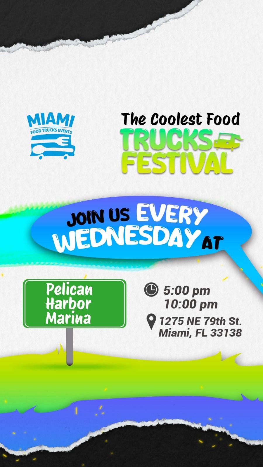 Food Trucks Wednesdays Pelican Harbor Marina