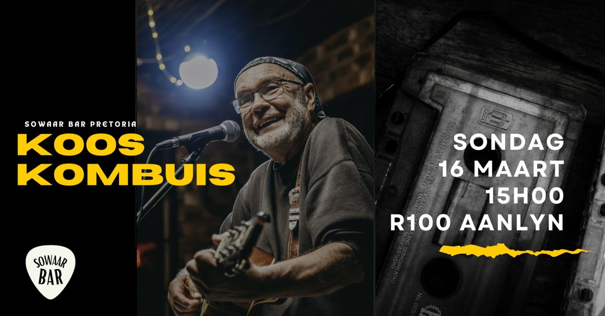 Koos Kombuis Live at Sowaar Bar Pretoria