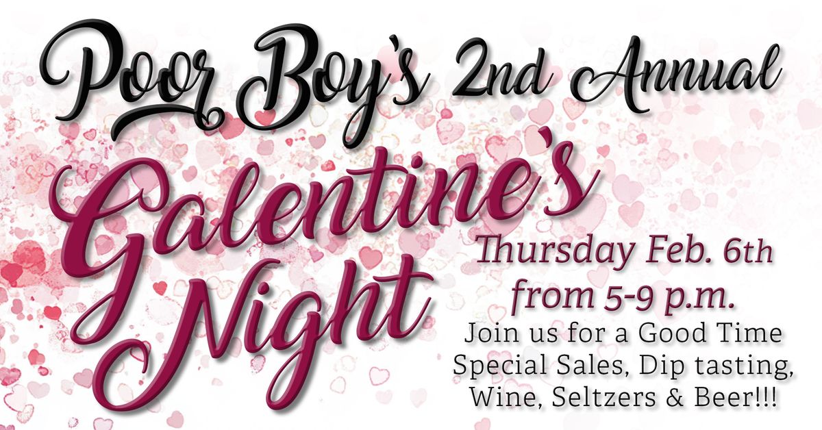 Poor Boy's 2nd Annual Galentine's Night