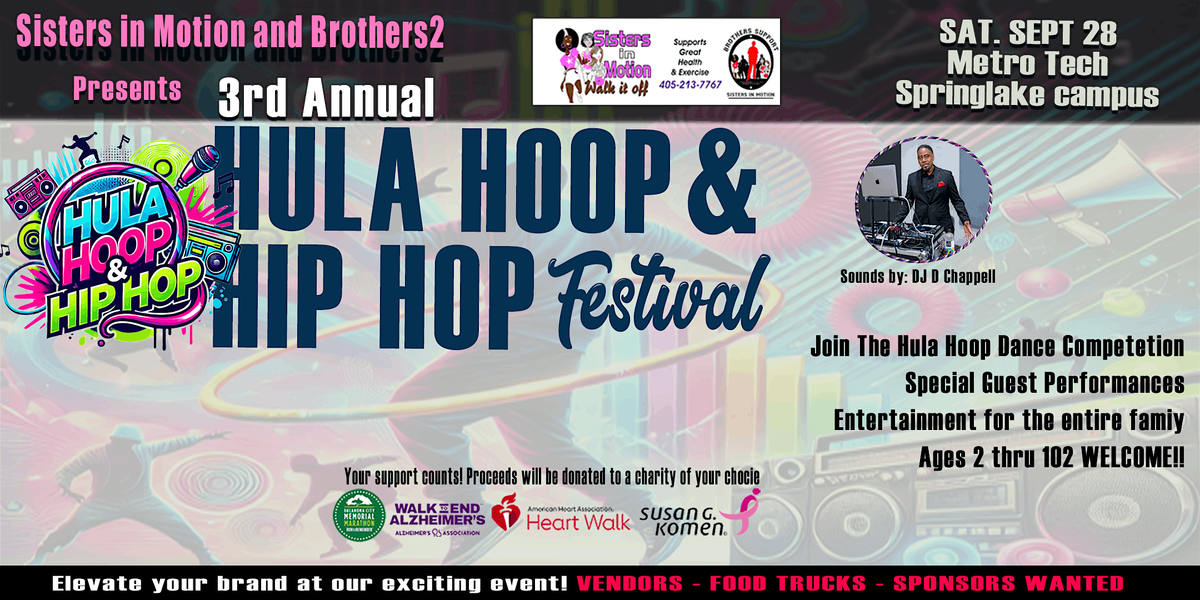 3RD ANNUAL HULA HOOP & HIP HOP FESTIVAL - VENDORS WANTED