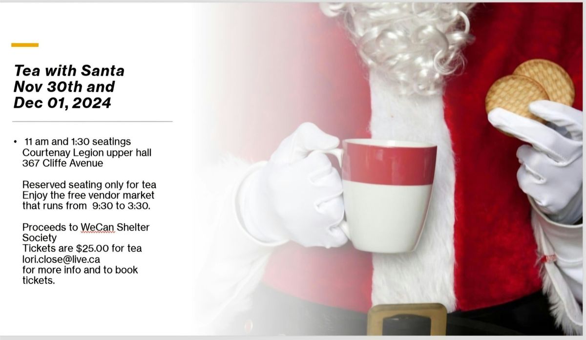 Tea with Santa for Charity