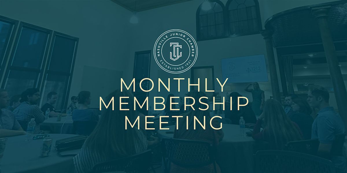 May Monthly Membership Meeting