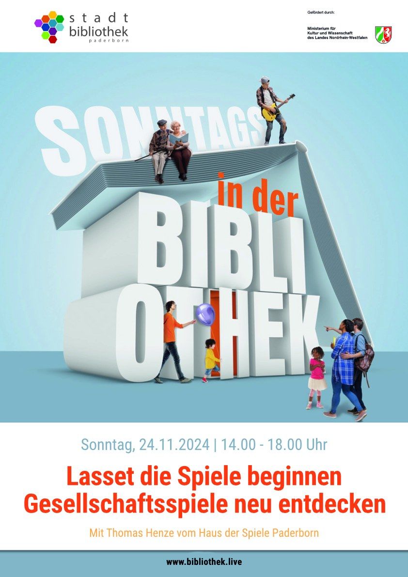 Lasset die Spiele beginnen \u2013 Spielenachmittag mit Thomas Henze