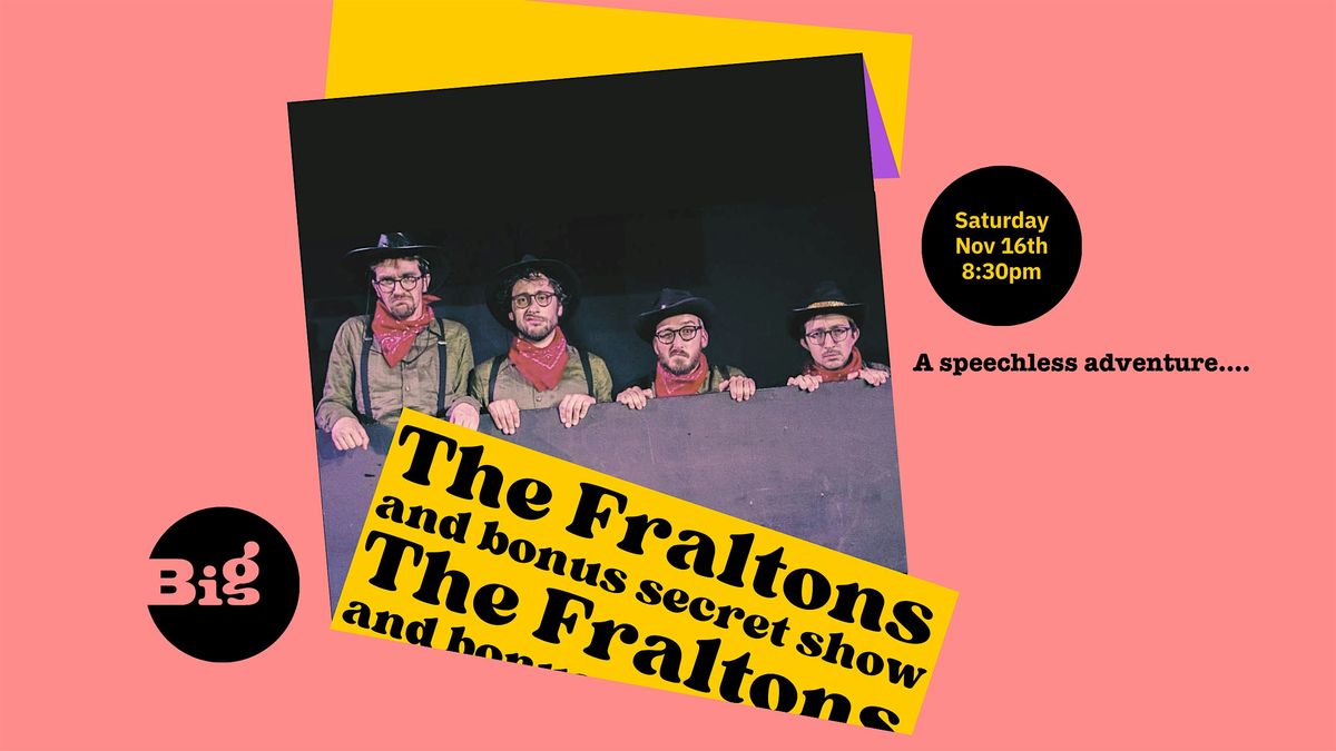 Barcelona Improv Group\u2022 Improv Comedy \u2022 The Fraltons & Secret Bonus Show \u2022