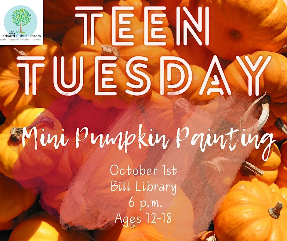 Teen Tuesday: Mini Pumpkin Painting