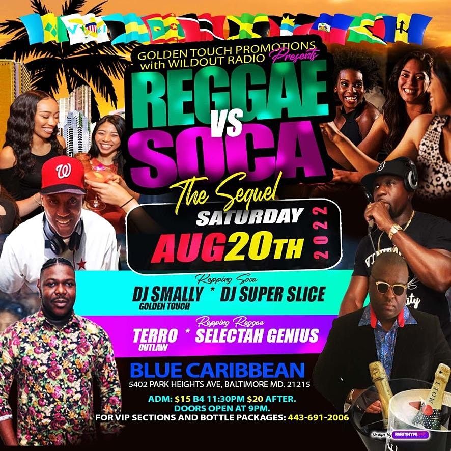 REGGAE VS SOCA THE SEQUEL, Blue Caribbean Bar & Lounge, Baltimore, 20 ...
