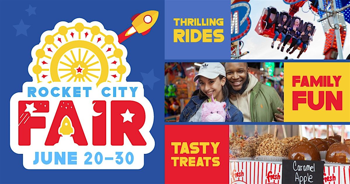 Fun Fair Rides Rocket Rocket City Fair - June 20-30, 2024, John Hunt Park - Rocket City ...