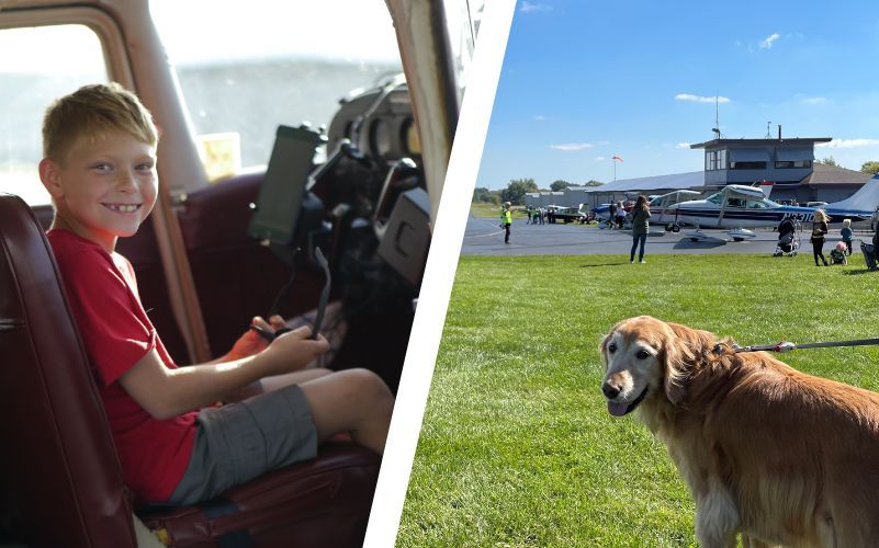 Planes & Puppies Young Eagles Rally