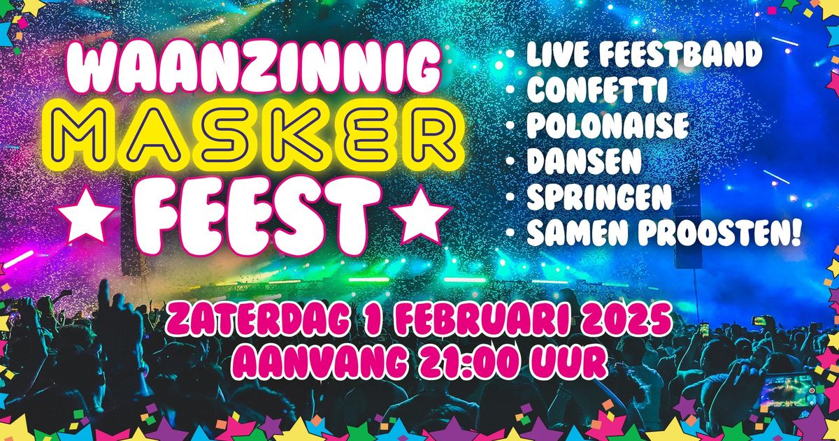 Waanzinnig Masker Feest