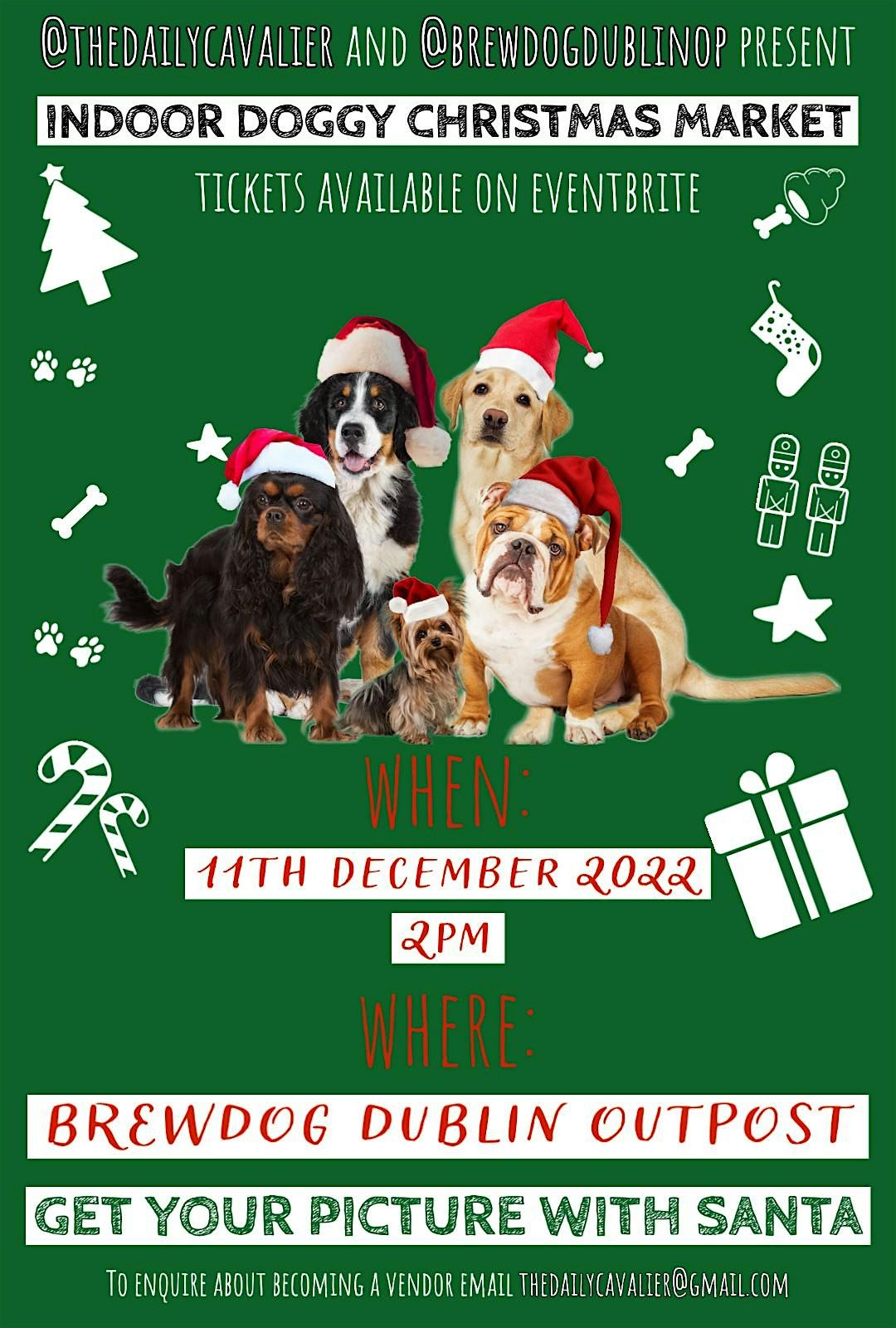 DOGGY CHRISTMAS MARKET and SANTA PAWS