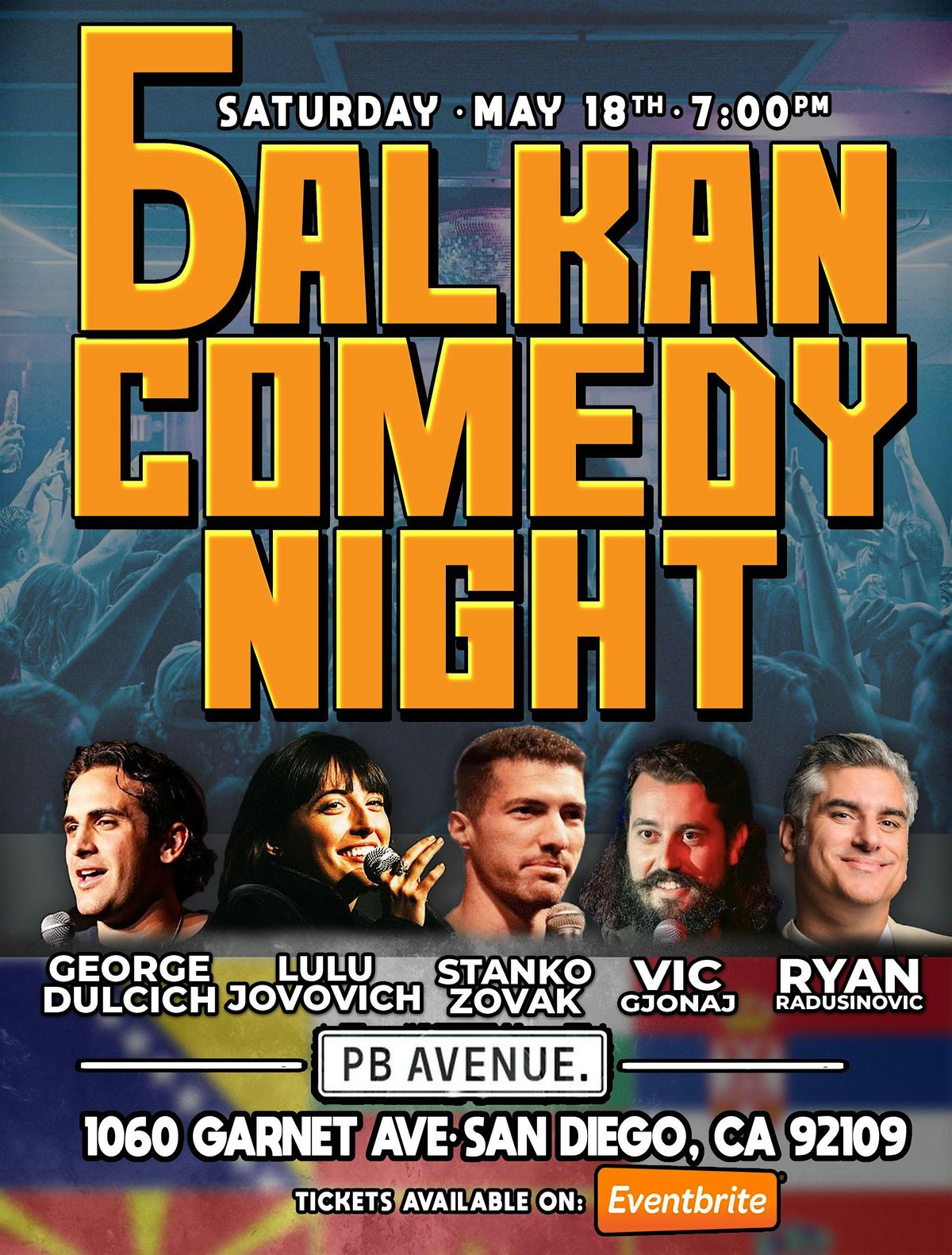 Balkan Comedy Night San Diego