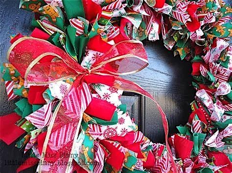 Rag Wreath Making