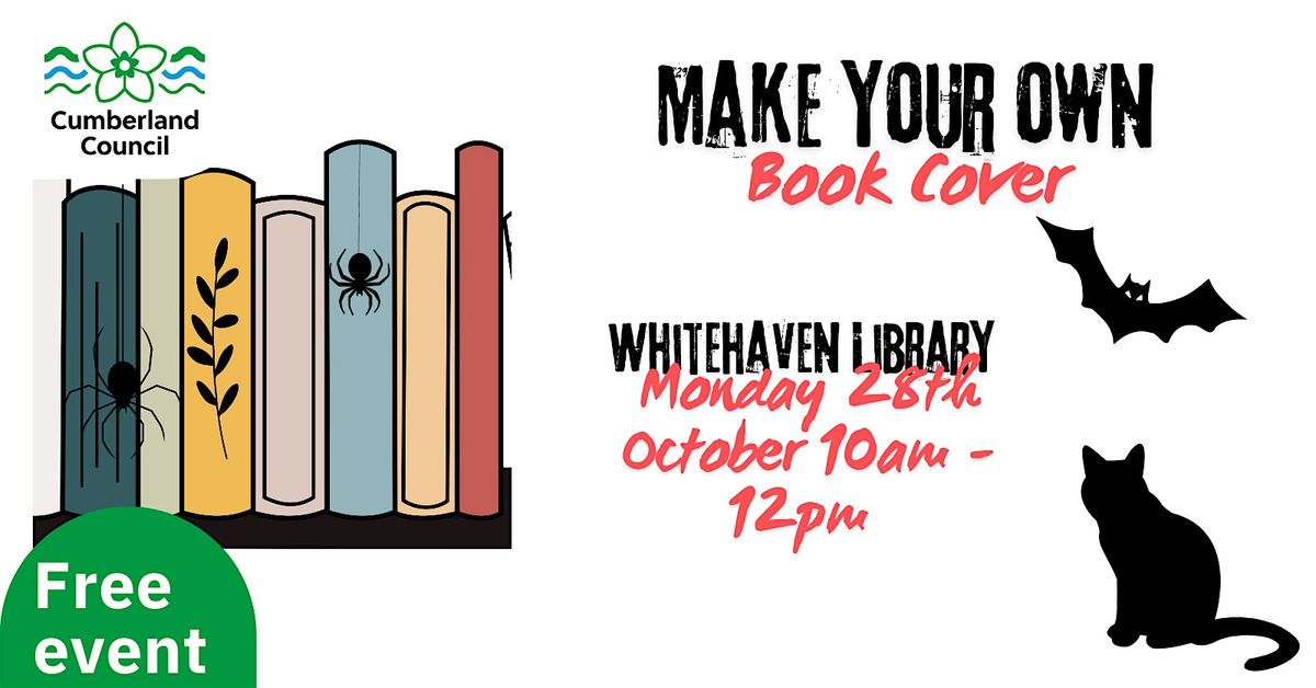 Make your own Book Cover - Halloween Special  - Whitehaven Library