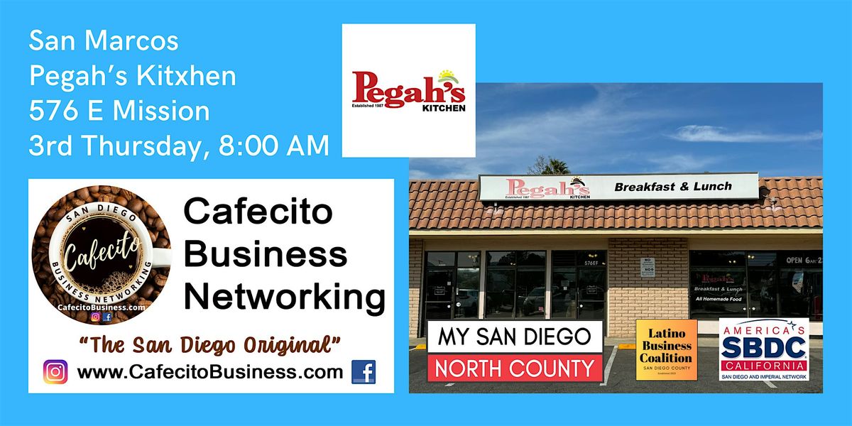 Cafecito Business Networking San Marcos - 3rd Thursday January