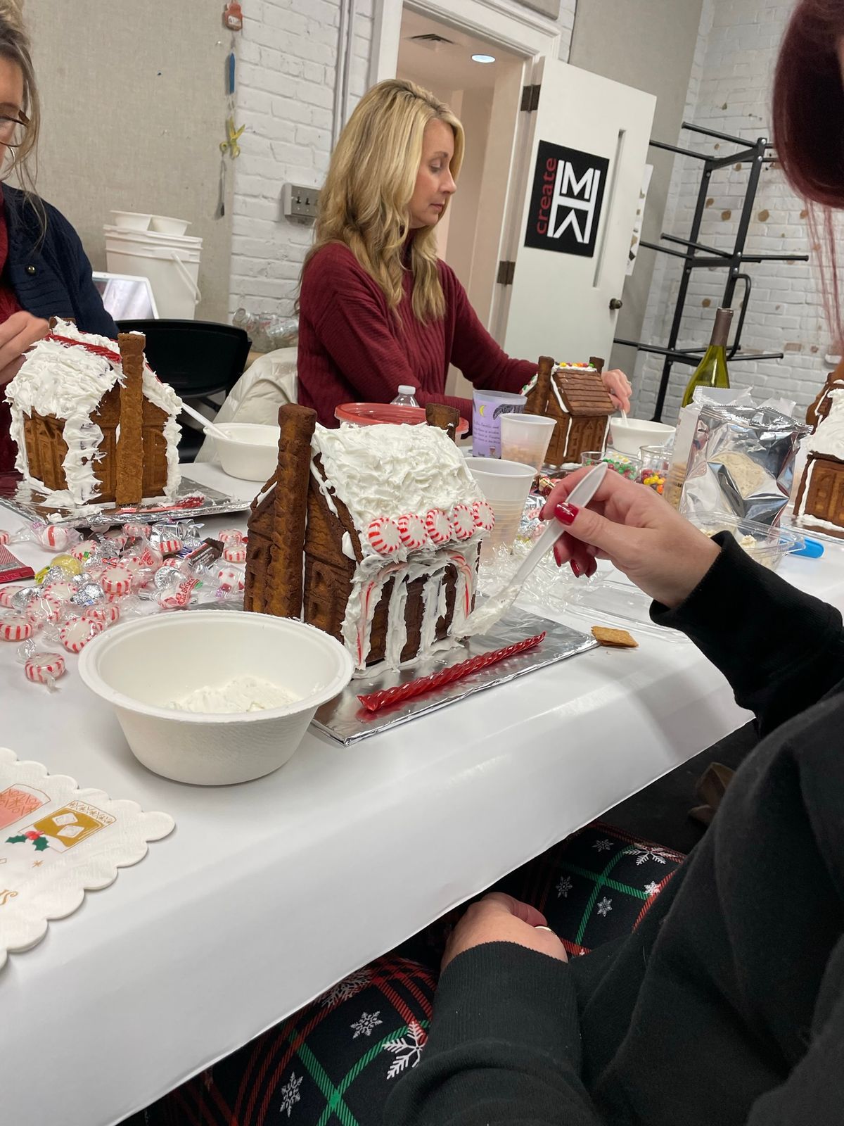 Adult Gingerbread House Decorating