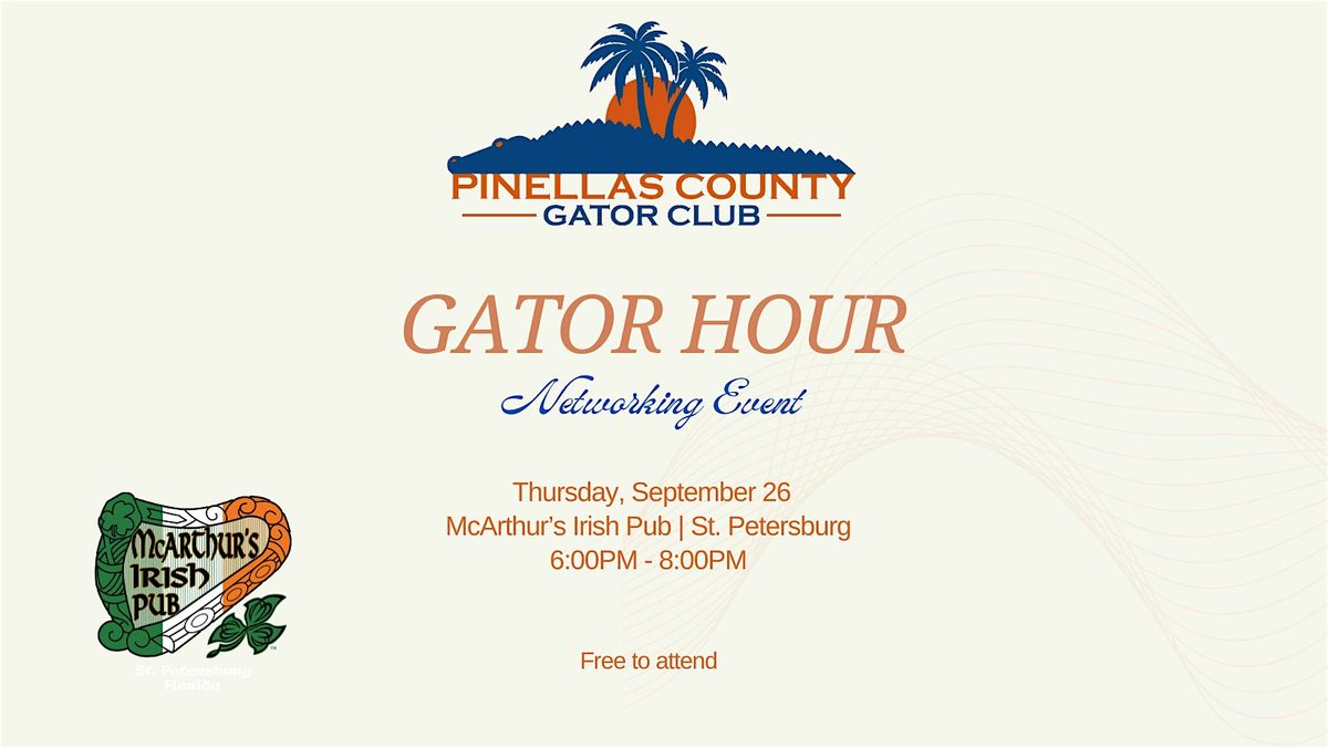 Pinellas Gator Club: Gator Hour Networking